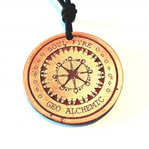 Copper & Shungite pendant Octagon Code