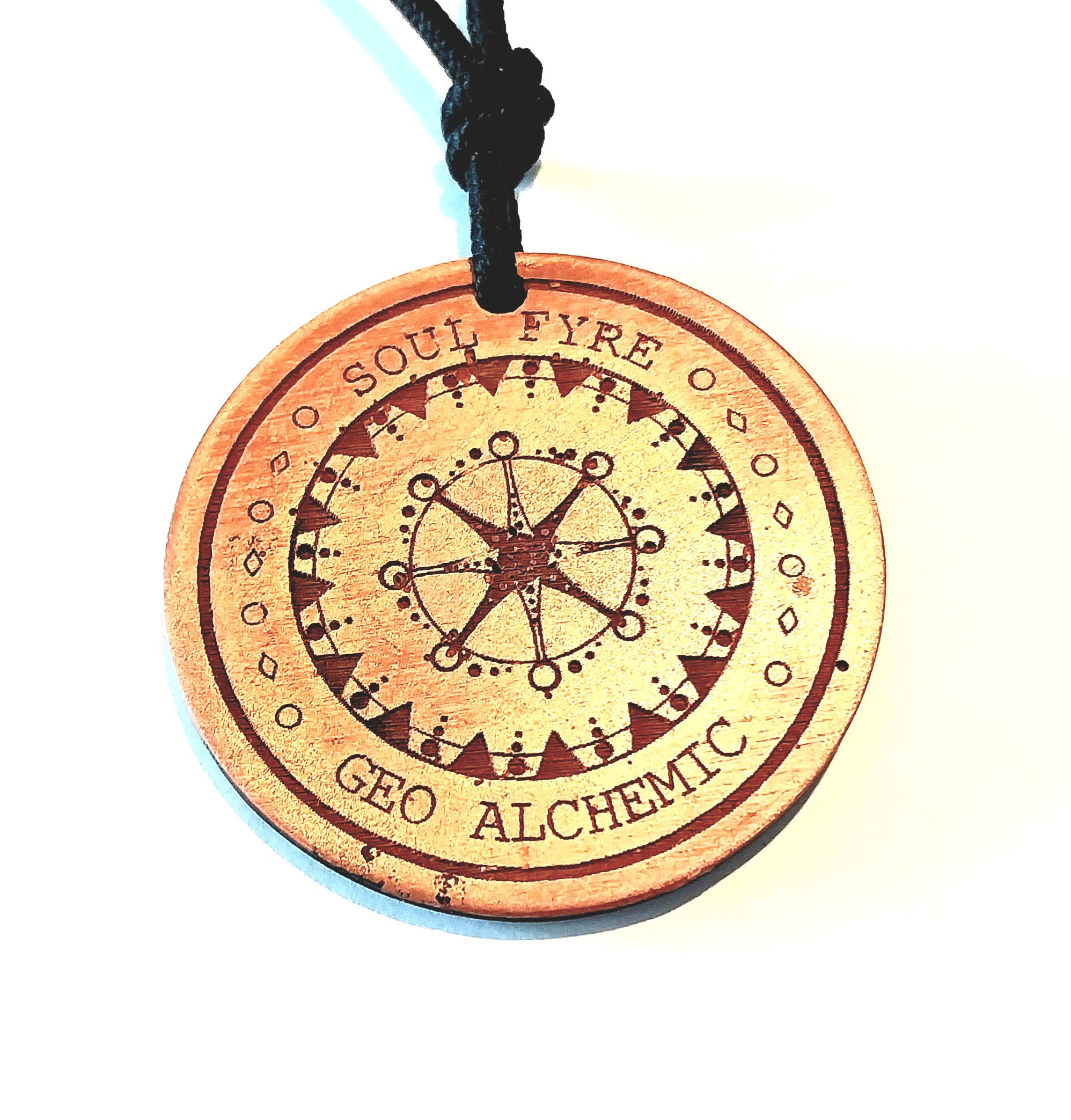 Copper & Shungite pendant Octagon Code