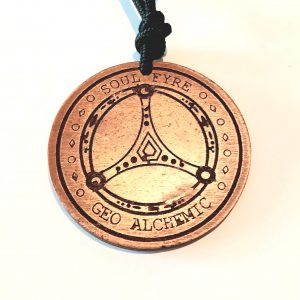 Copper & Shungite pendant Trinity