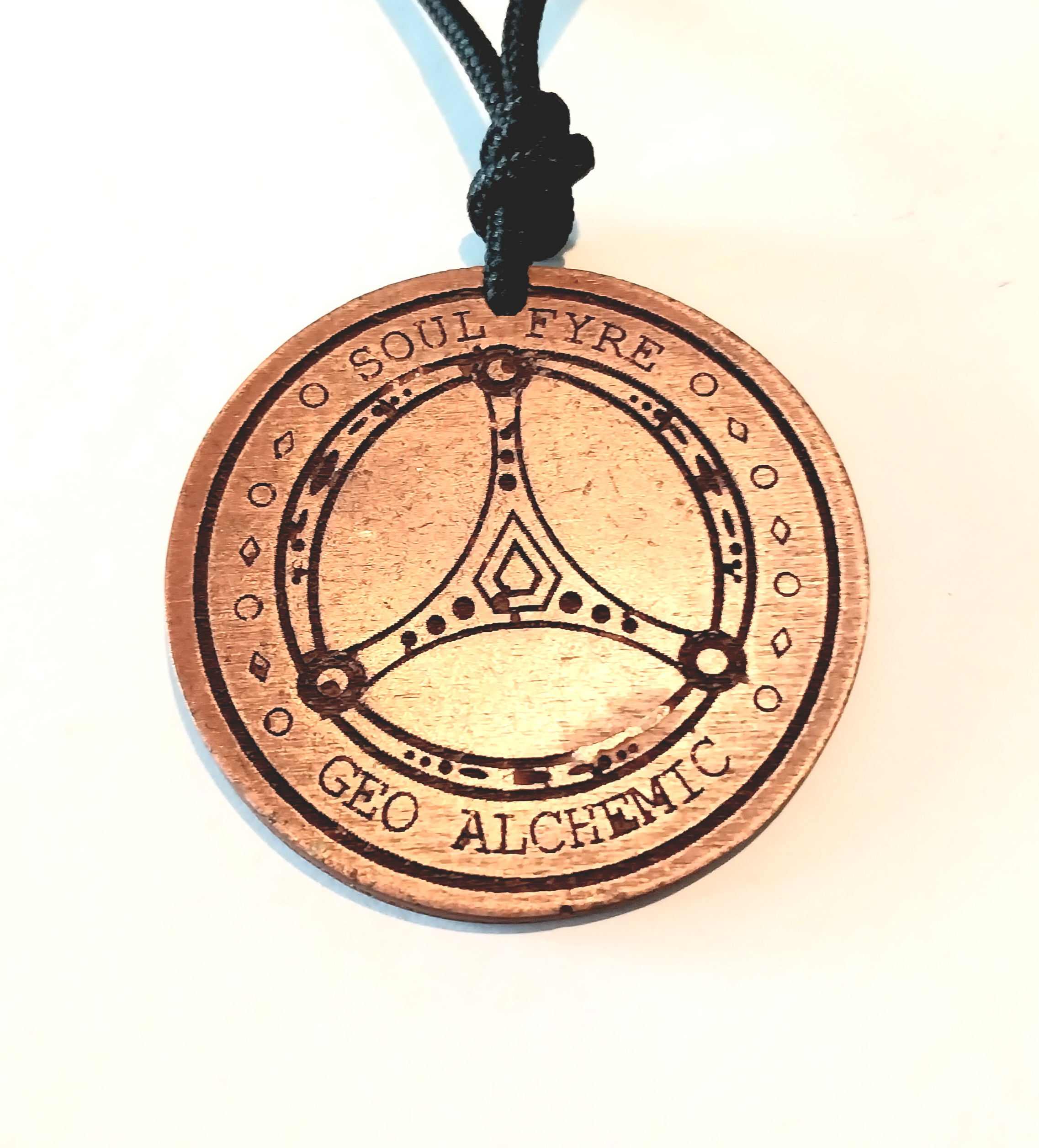 Copper & Shungite pendant Trinity