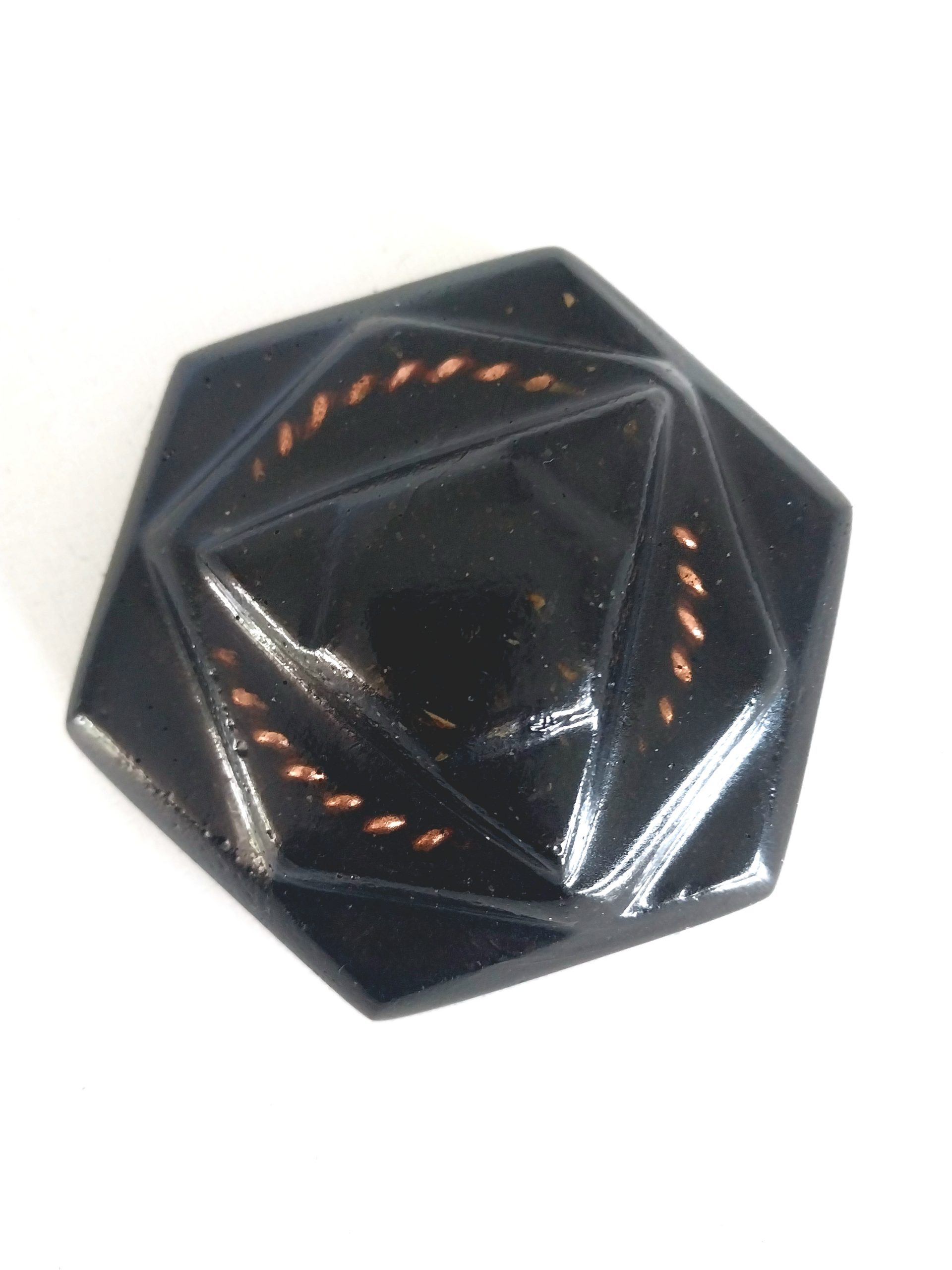 Personal Shielding Geode Shungite..Tourmaline..Amber+Galactic Tensor 100mm